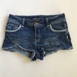 Rue 21 Juniors Short Denim High Waisted Shorts Size 9/10